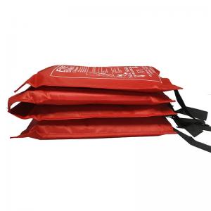 China 1*1 1.2*1.2 Fiber Glass Fire Blanket For Heat And Flame Protection supplier