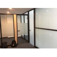 China Demountable Glass Office Partition Wall Free Standing Glass Room Dividers on sale
