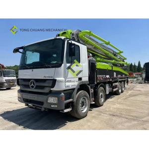 Re-Manufactured Used Concrete Boom Trucks 56 Meter Mounted Concrete Pump