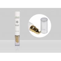 China 10-25ml D19mm Custom Cosmetic Tubes Empty Eye Cream Massage Serum Tube Head Electroplate Golden on sale