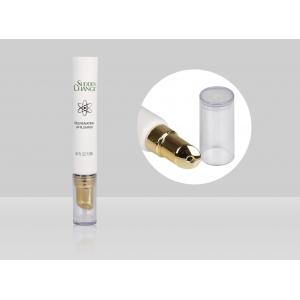 China 10-25ml D19mm Custom Cosmetic Tubes Empty Eye Cream Massage Serum Tube Head Electroplate Golden supplier