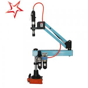 China Blue Pneumatic Air Tapping Machine Universal Tapping Direction With Flexible Arm supplier