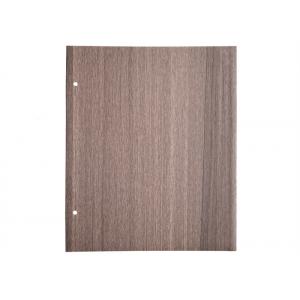Brown Wood Texture PVC Membrane Foil For Door Face Non - Adhesive