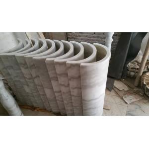 Marble Columns Guangxi White Marble Doric Columns China Carrara White Marble Pillars