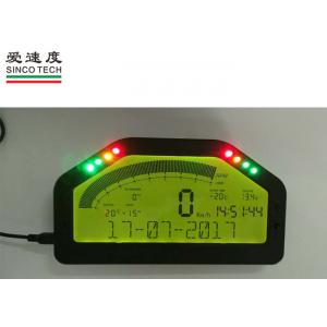 China BT Connection Race Car Dashboard DO904 Full Sensor Kit LCD display panel supplier