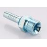 12611 Male Stainless Steel Bsp Fittings 60° Cone Seat Equal Shape