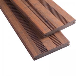 China Grey Waterproof Bamboo Composite Decking 20mm Bamboo Flooring Deck supplier