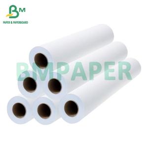 80grs Inkjet Roll Premium Bond Paper 36inch x 50 For Wide Format Printing