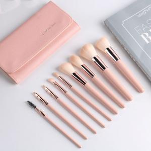 China 3 In 1 Detachable Wool Makeup Brushes 9 Pieces Ensured For Long Time Use supplier