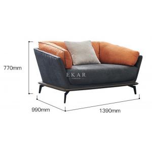 Fabric Living Room Furniture Chaise Longue L Shape Corner Sofa Set