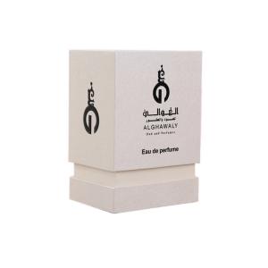 White Classical Perfume Packaging Box With Cardboard Holder