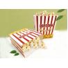 Rectangular Takeaway Food Packaging White Carboard Paper Popcorn Boxes