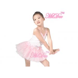 China MiDee Pink Ballet Tutu Dress Kids Dance Clothes Ballerina Tutu Fancy Dress supplier
