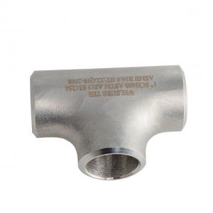 China STD TP316L Forged Stainless Steel Tee pipe fitting 3 Way DN15-DN1200 supplier