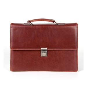 Travel Laptop Genuine Leather Executive Mens Business Bag Briefcase