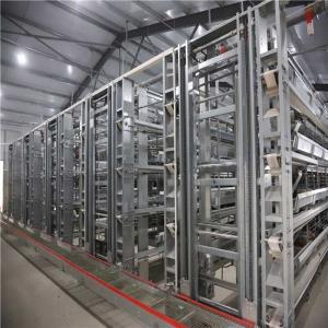 China Low Noise Poultry Egg Production Equipment , H Type 4 Tier Chicken Poultry Equipment wholesale