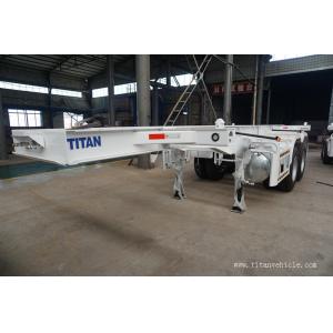 20ft shipping container trailer chassis skeleton container trailer- TITAN VEHICLE