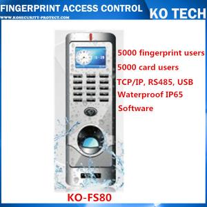 China KO-FS80 Metal Case Fingerprint Reader Standalone Entry Access Control supplier