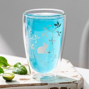 China 12 Ounce Double Wall Drinking Glass 340ml Borosilicate Glass Insulated Tumbler supplier
