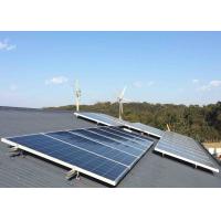 China Sistema casero seguro de la turbina de viento, generador de turbina de viento 5kw con la torre solar de Guyed del inversor del regulador on sale