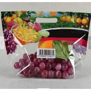 Customized Plastic Grape Bags Eco Friendly Fruit Packaging Bags Lightweight