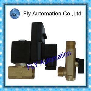 1/4" ADV type Automatic Pneumatic Solenoid Valves , Drain Valv