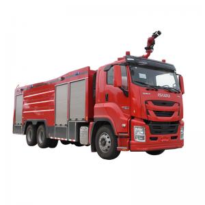 China ISUZU GIGA 6X4 10 Wheel 12m3 Dry Powder Fire Fighting Truck supplier
