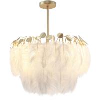 China Hardware Wrought Iron Ostrich Pendant Lights Modern Nordic Luxury on sale