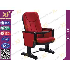 China 560mm Center Distance Fabric Cushion Padded Church Chairs For Meeting Room​ supplier