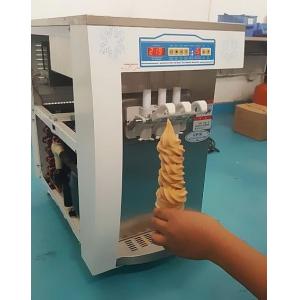 China 28L/Hour Oceanpower economical 3 flavors table top soft serve ice cream Machine supplier