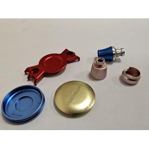 SGS Cnc Precision Machined Components 5 Axis Aluminum Colorful Anodizing