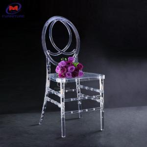 Outdoor Clear Resin Polycarbonate Dining Chairs Phoenix Resin Chiavari For Wedding Hotel