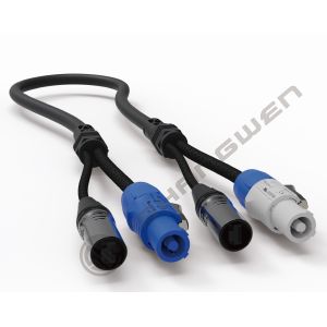 China XLR Female and Male Powercon Combination Cable Power and 3pin DMX SJT Signal Cable  2in1  in and Out  Power Hybrid Cable on sale