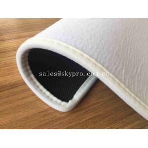 Washable Non woven Blank Printing with Velvet Side Whipstitch Natural Rubber Door Mats