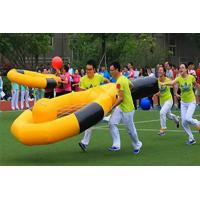China Transparent Cylinder Inflatable Sports Games Tennis Racket For Team Building on sale