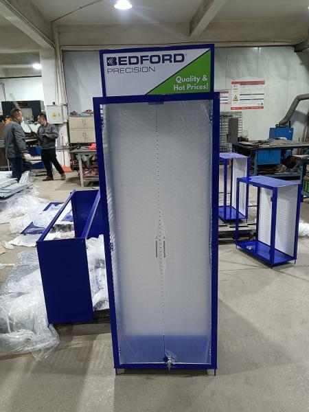 Supermarket Display Case Commercial Display Case Easy Assembly Scratch Resistant