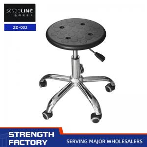 China Round Barber Swivel Chair Cushion Pad Stool PU Lift Office Chair Replacement Parts supplier