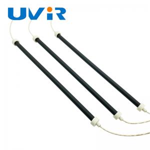 China 150W-2000W Single Tube Infrared Lamp 50-500mm Black Wave Long Tube For Curing supplier