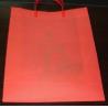 China Custom White / Red Small Gift Hard Plastic Handle Bag with Colorful Printing wholesale