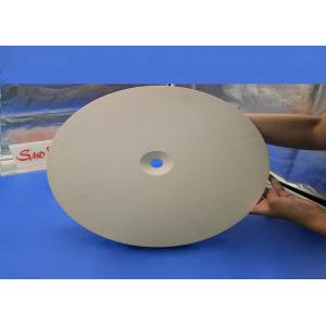 China Customized 97% Alumina Large Ceramic Disk / Al2o3 Bunner Plates supplier