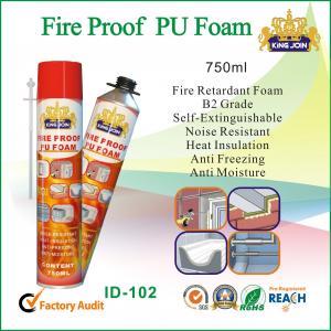 China PU Fire Retardant Foam Spray / Sealant To Wood / Drywall , Anti Freezing supplier
