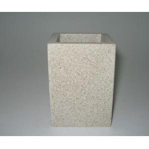 China  poly resin in sand finish  Bathroom Tumblers supplier