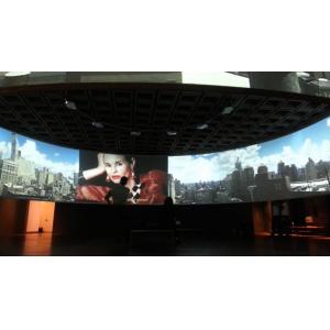 China Large Tripod Motorized Curved Projection Screen Home Movie Theater Projectors supplier