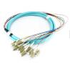 Multimode Pigtail Fiber Optic Cable 50/125μm Customized LC/SC/FC/ST Connector