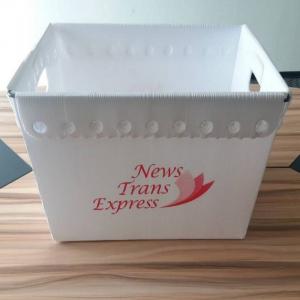 4.5mm 5.5mm Corrugated Plastic Packing Box Fish PP Corrugated Bin
