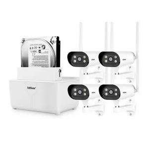 IP Camera cctv systems 4ch 8ch Smart Wifi Nvr Kit Outdoor 1080p 8 Channel wireless security camera system