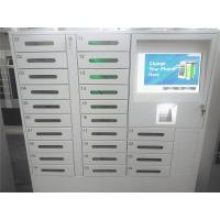 China Touch LCD Public Mobile Phone Charging Station Kiosk Quick Charge Code Lock Design on sale