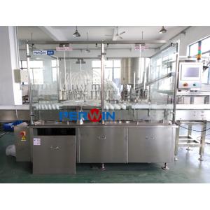 China Perwin Plastic / Glass Ampoule Bottle Filling And Cappign Machine supplier