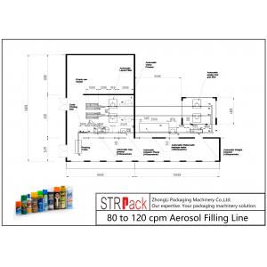 80 To 120 Cpm Automatic Liquid Filling Line Aerosol Filling Production Line