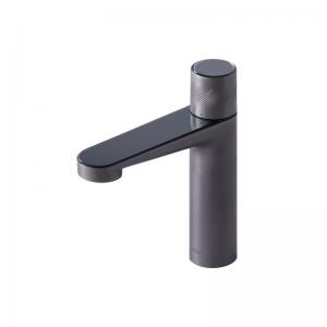 200mm Height Matte Black Single Hole Faucet Bathroom Brass Faucet Tap